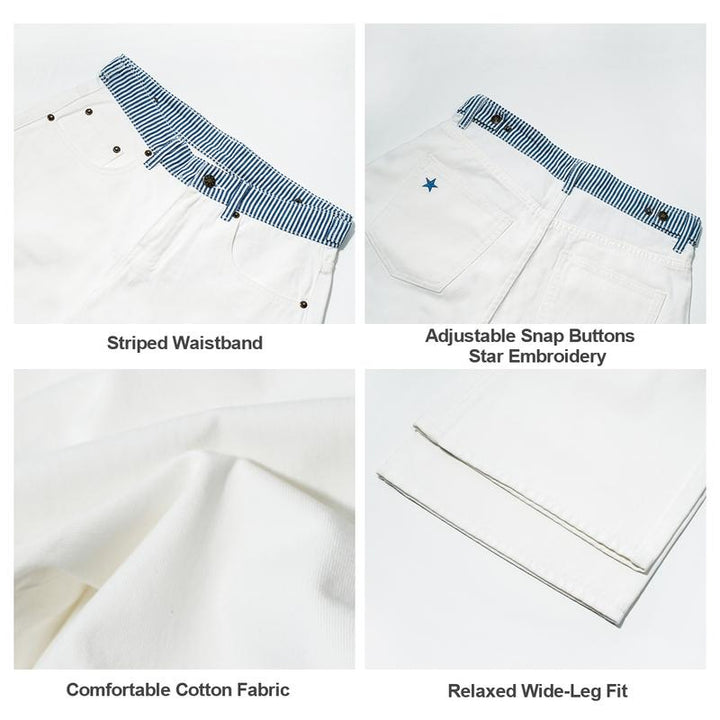 Viral Striped Waistband Jeans